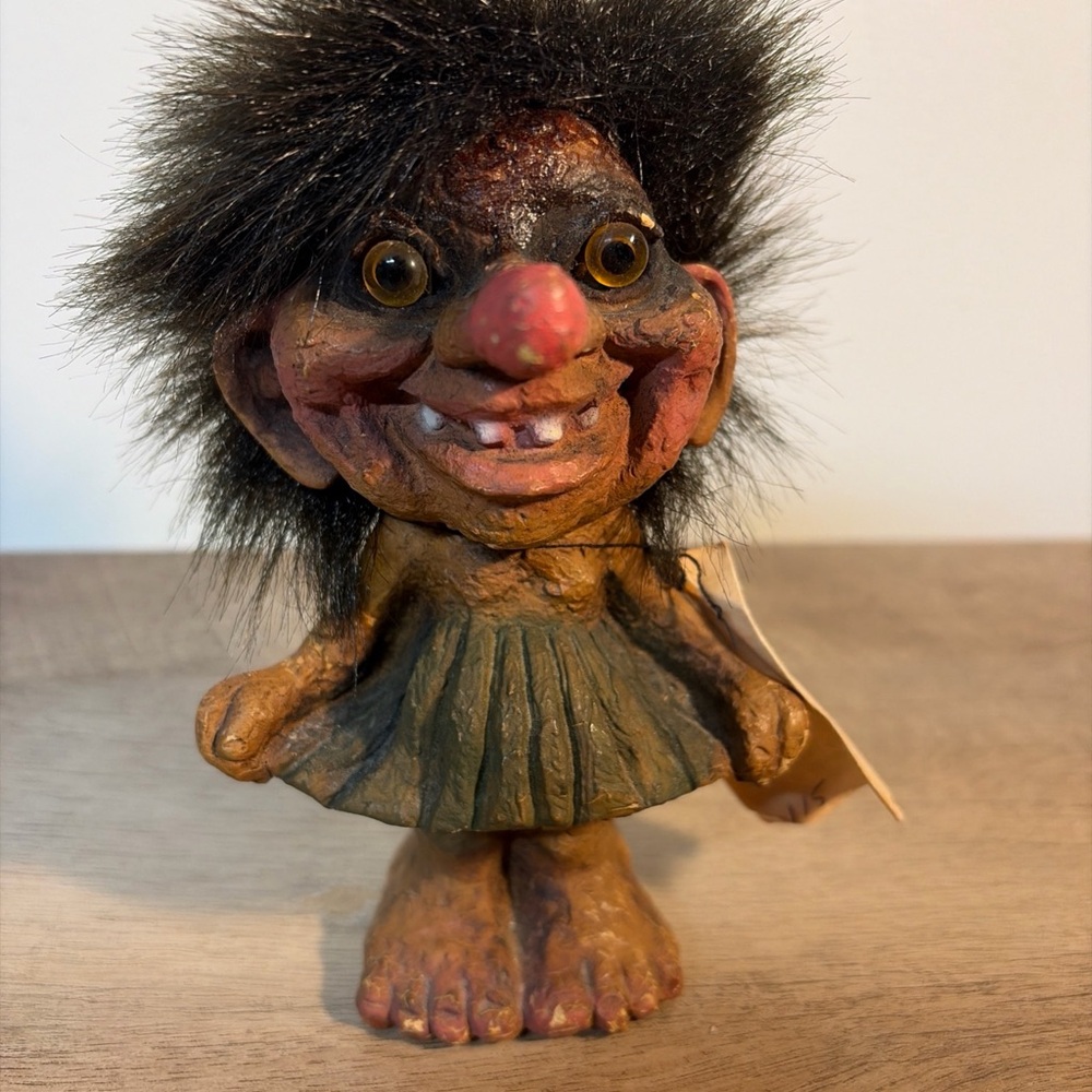 Vintage Trolls Of Norway 5.5" Handmade From Norway (0638) 780502